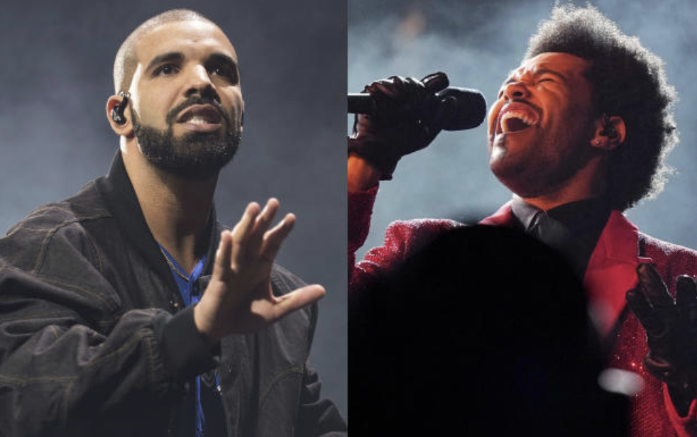 The Weeknd and Drake 