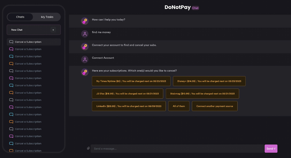 DoNotPay AI Platform