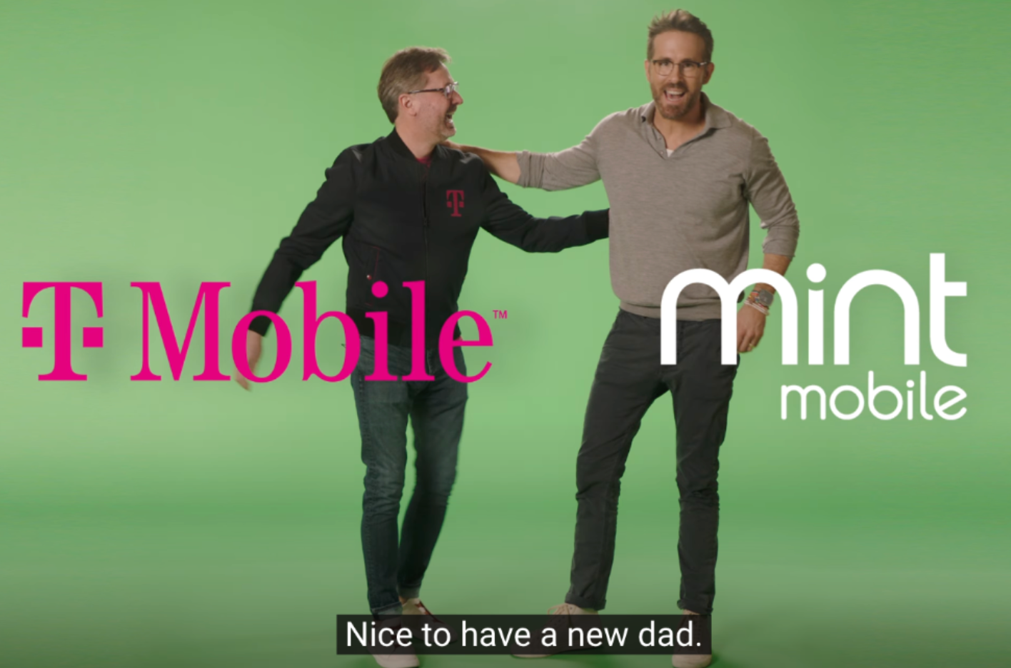 T-Mobile Acquiring Mint Mobile announcement with Ryan Reynolds