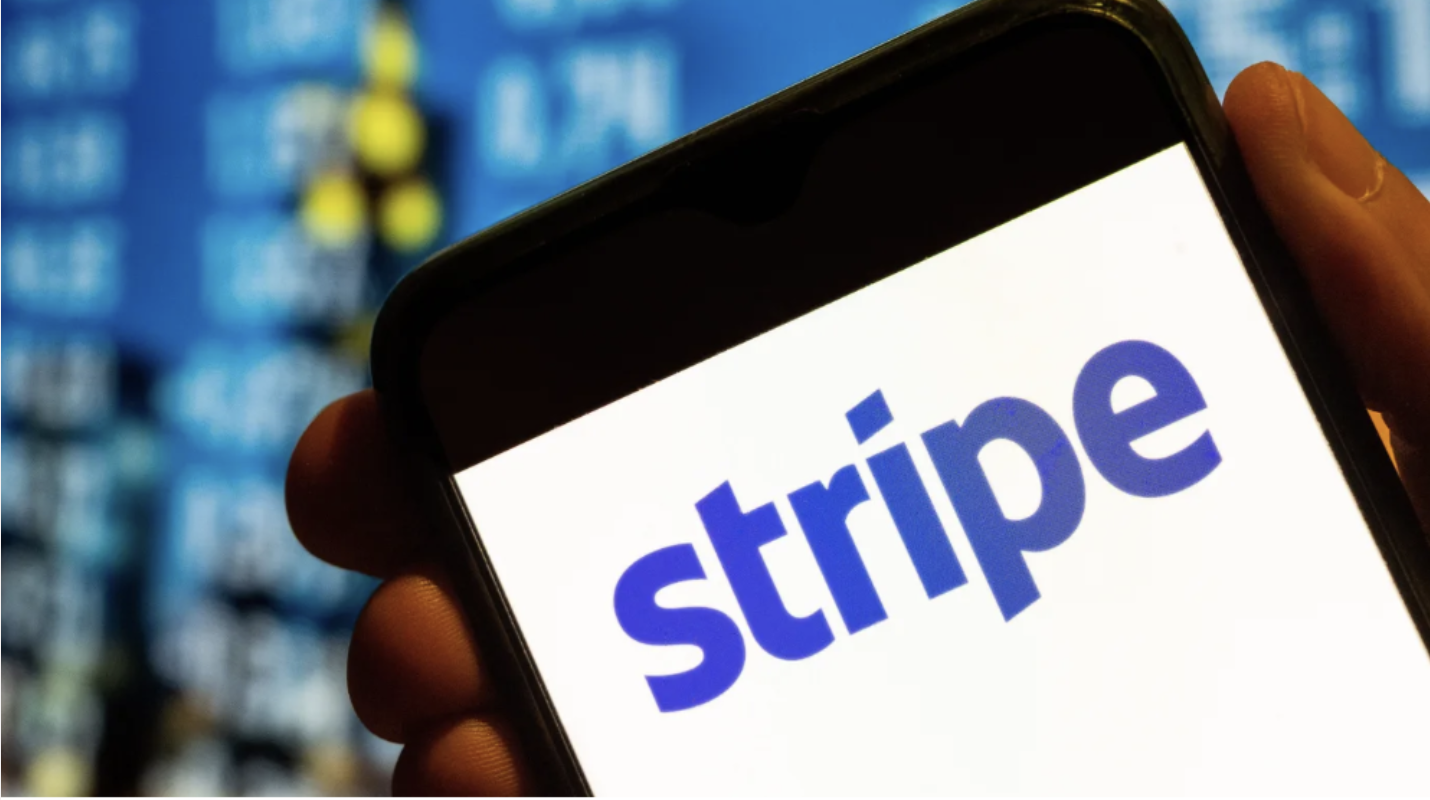 Stripe Logo on phone