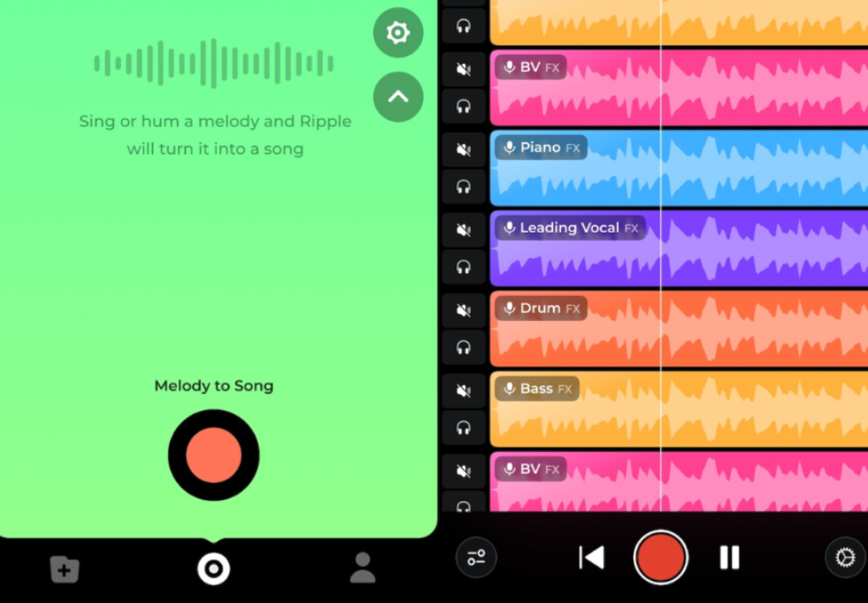 Ripple AI Music App