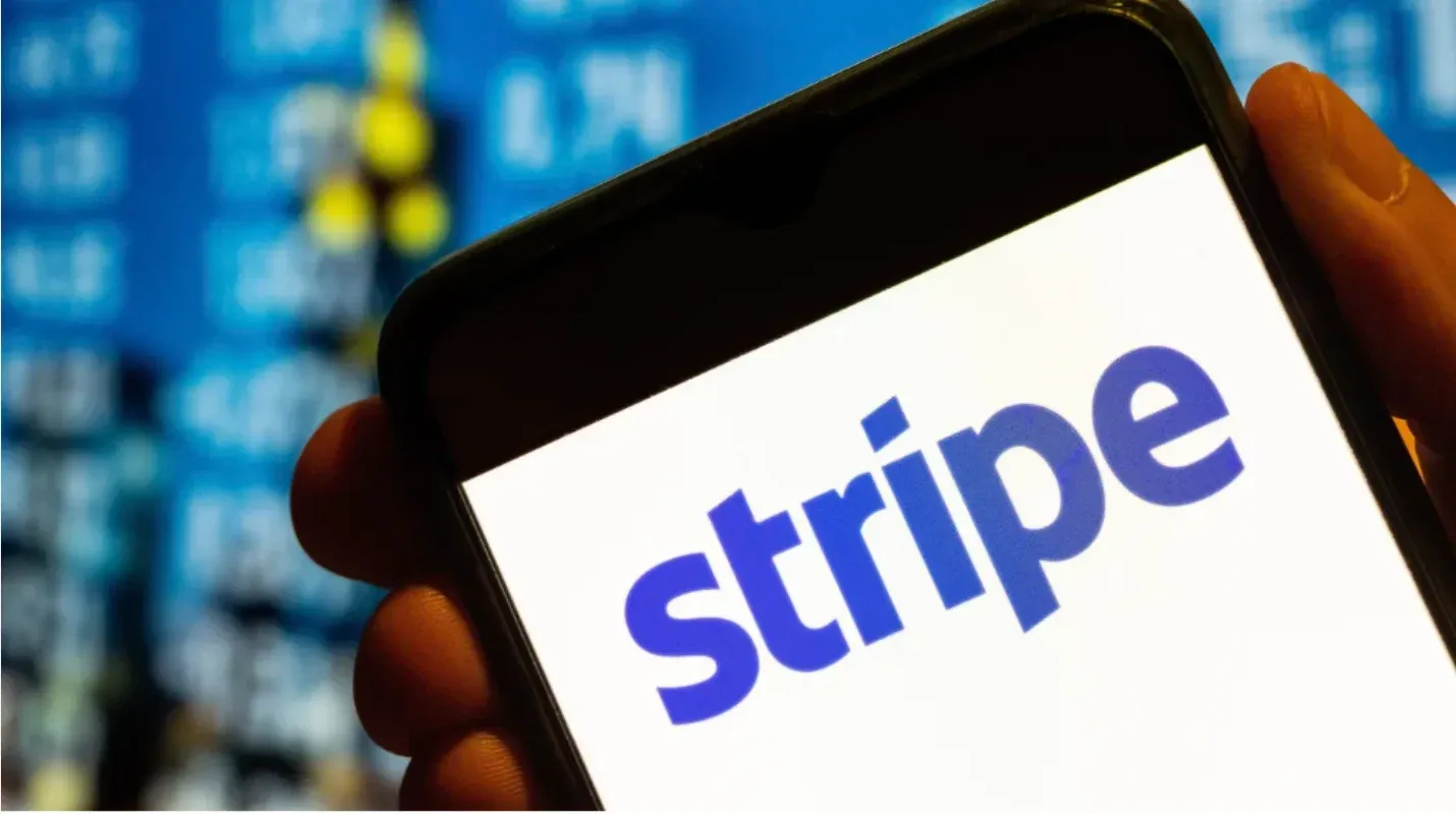 Stripe Logo on phone