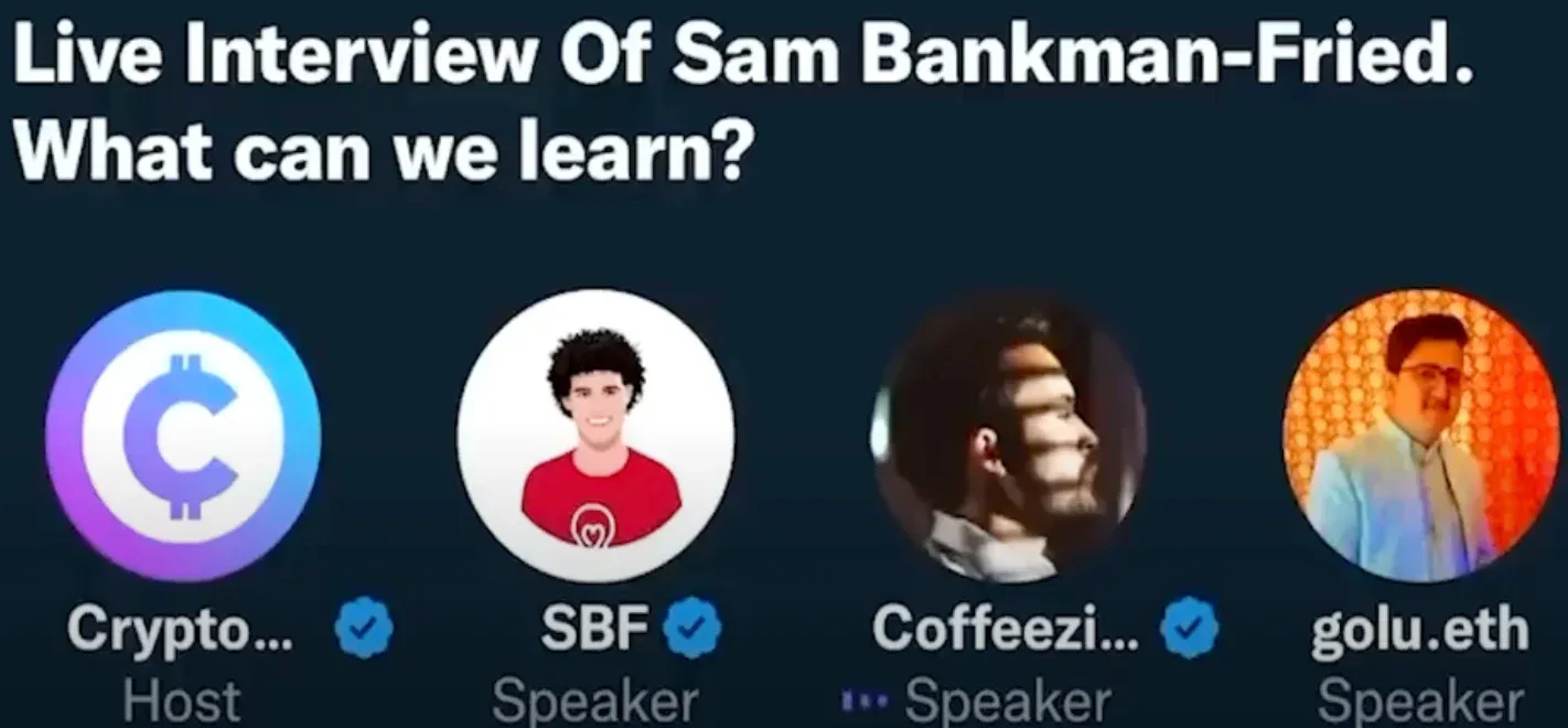 SBF, Coffeezilla, golu.eth, avatars