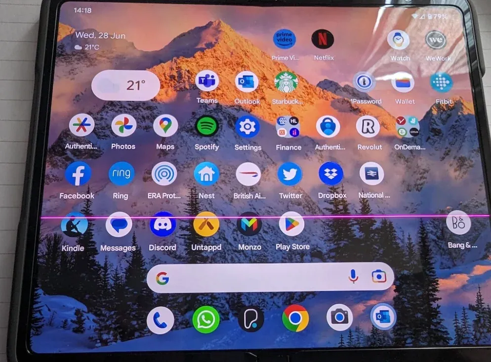 Foldable Pixel